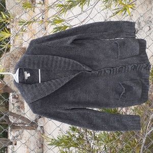 Merona Grey Light Pea Coat, Size M